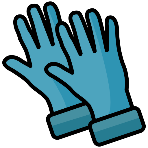 Christmas, cleaning, cleaning gloves, clod, gardening, gloves, wearing icon